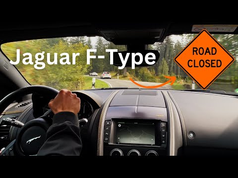 400hp Jaguar F-Type V6 HILL CLIMB on CLOSED road | w/ BMW M2 u0026 BMW Z4 | 4K