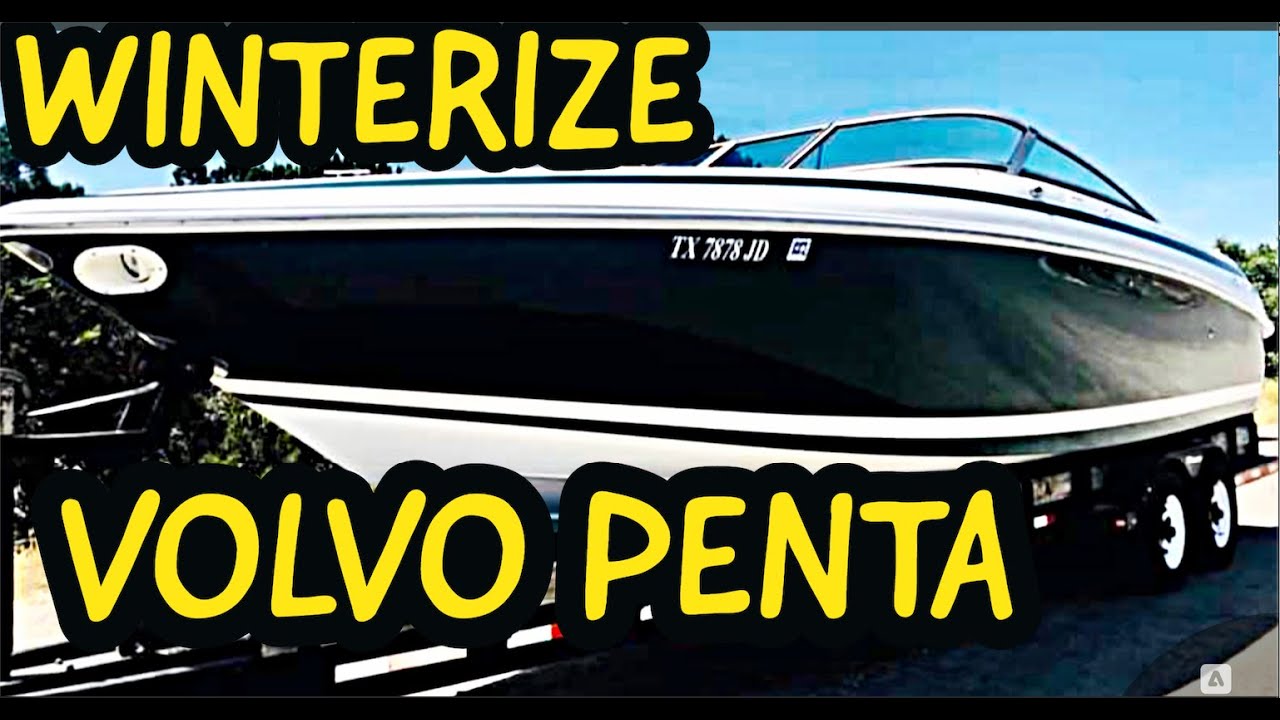 Boat winterization step by step process v8 volvo penta or mercruiser