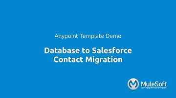 Database to Salesforce Contact Migration