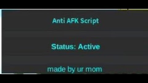 Roblox Anti Afk Script *Tested Working* (Pastebin)
