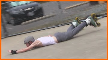 EPIC ROLLER SKATING FAIL COMPILATION (WARNING)
