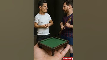 Squid Game Mini Ronaldo And Messi Happy Snooker Play #squidgame #squidgame2 #ronaldo #messi #cr7 #ai