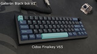 Cidoo Finalkey V65 Sound Test With Gateron Black Ink V2 Switches