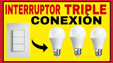 ✅Como INSTALAR un INTERRUPTOR triple PASO a PASO💯