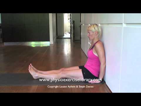 Physio Knee Exercises: Static Quads