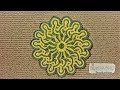 Вязаная мандала с переплетением * How to crochet mandala