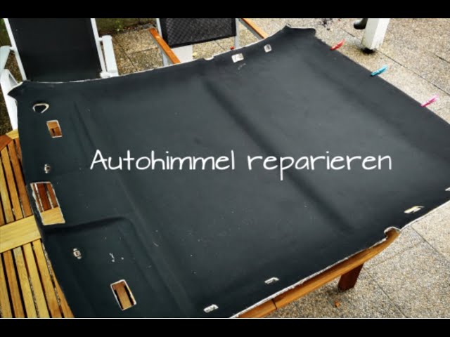 Repair or refit detached headliner yourself 