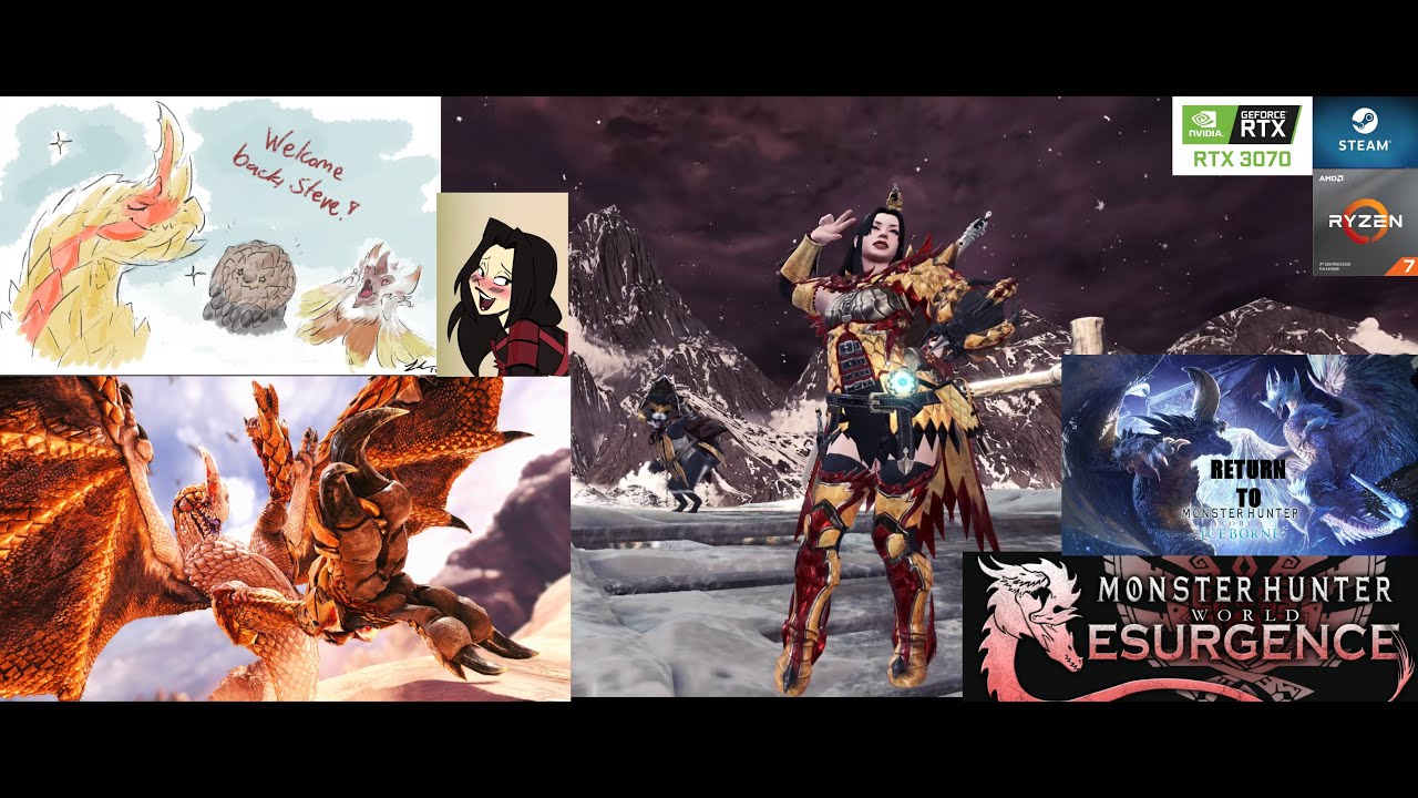 MHW:ICEBORNE | STEAM | RTX 3070 | RETURN TO WORLD| Seregios Mod Showcase