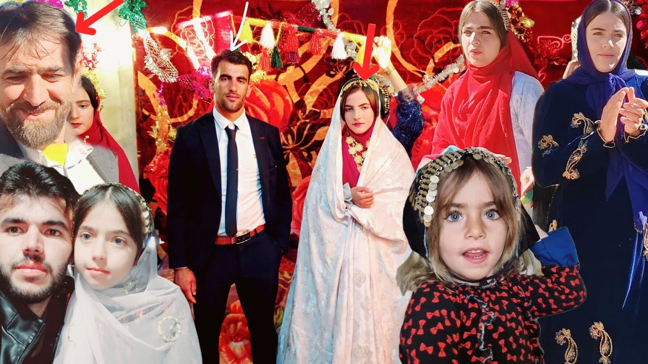 Traditional nomadic wedding celebration in the village | Emotional bride's farewell.