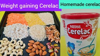 Homemade Cerelac For 8 to 12 Month Babies | Weight Gain Food For 8+ Month Baby | 8 month baby food