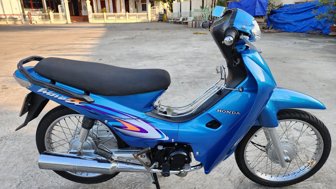 Honda Wave Anpha 100 dọn dáng zin máy làm lên 110 ngon im ko hú dàn long tương đối sạch đẹp biển 66.