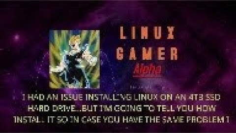 I had an issue installing linux on 4tb hard drive but I