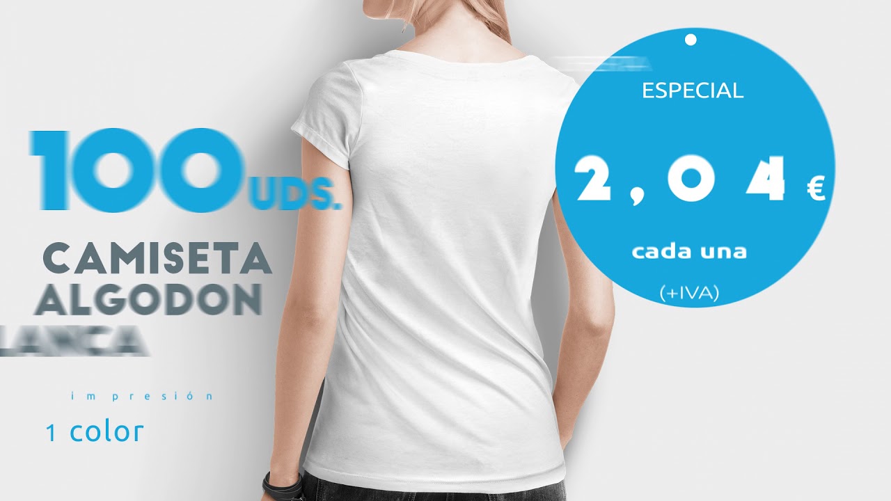 camisetas para estampar al por mayor