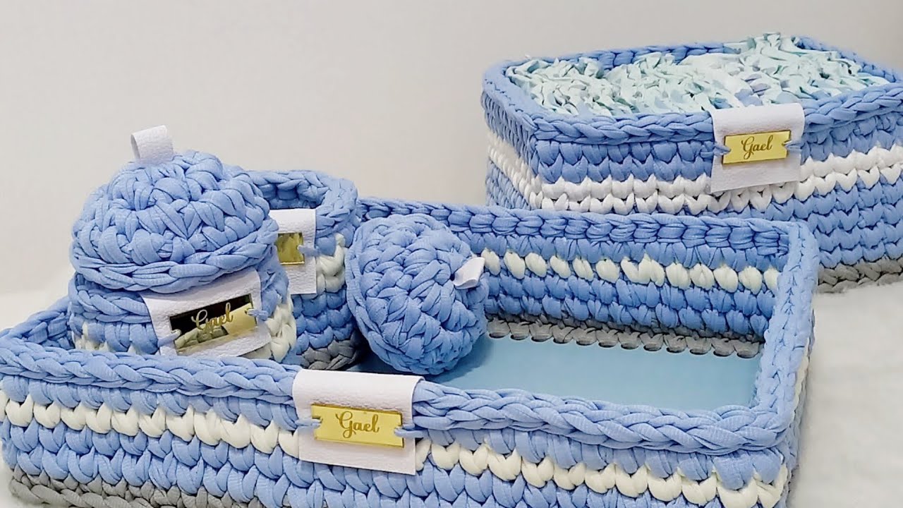 Kit higiene para bebe feito com fio de malha em croche falo quantos novelos gastei e preço de venda🤑