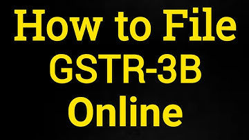 how to file gstr 3b | gst return filing | gstr 3b return filing | in Marathi