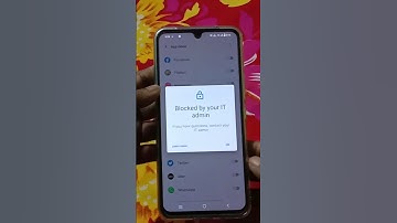Blocked by your IT admin If you have questions, contact your IT admin