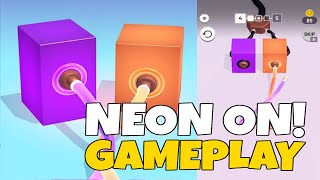Neon On! iOS ANDROID GAMEPLAY | Crazy Labs by TabTale screenshot 5