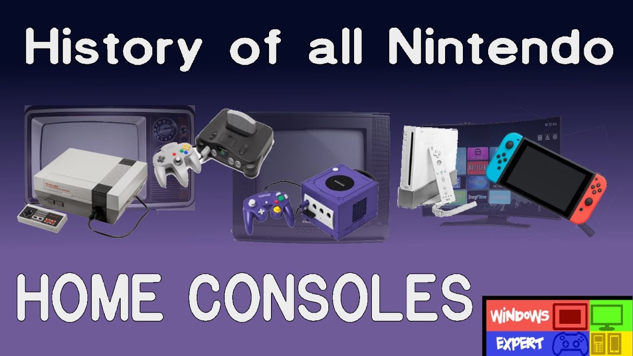 Nintendo home. Нинтендо Home. All Nintendo Consoles. Windows Expert Nintendo. История Nintendo комплект в 4-х частях.