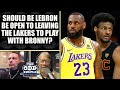 Should LeBron be Open to Leaving the Lakers to Play with Bronny? | THE ODD COUPLE