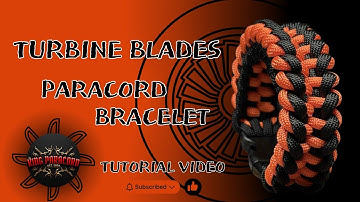 Master the TURBINE BLADES Weave – Bold Black & Orange Paracord Bracelet Tutorial #paracordbracelet