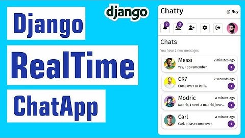 Build a RealTime ChatApp with Django - Introduction