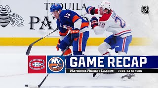 Canadiens @ Islanders 4/11 | NHL Highlights 2024