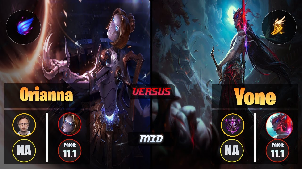 Jensen ORIANNA (Mid) [Phase Rush] VS YONE - Master NA Patch 11.1