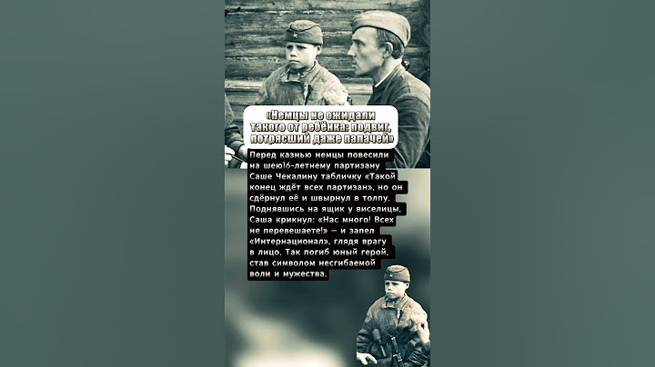 «ВСЕХ НЕ ПЕРЕВЕШАЕТЕ!» — СЛОВА ЮНОГО ПАРТИЗАНА  #история  #вов  #армия  #интересныефакты  #россия