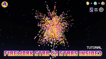 How to craft Firework "Star" with 2 stars (core) inside - Minecraft mini tutorial