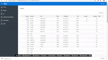 Interactive Report with Forms in Oracle APEX