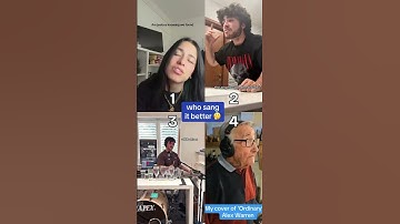 Thumbnail of Who sang it better??  #shorts | Ordinary by Alex Warren 😍