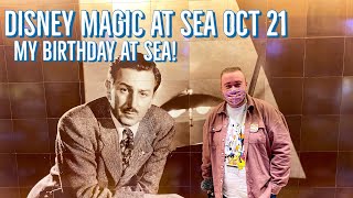 Disney magic at sea Oct 21 London Tilbury | lumieres for breakfast & Disney trivia |It's my birthday