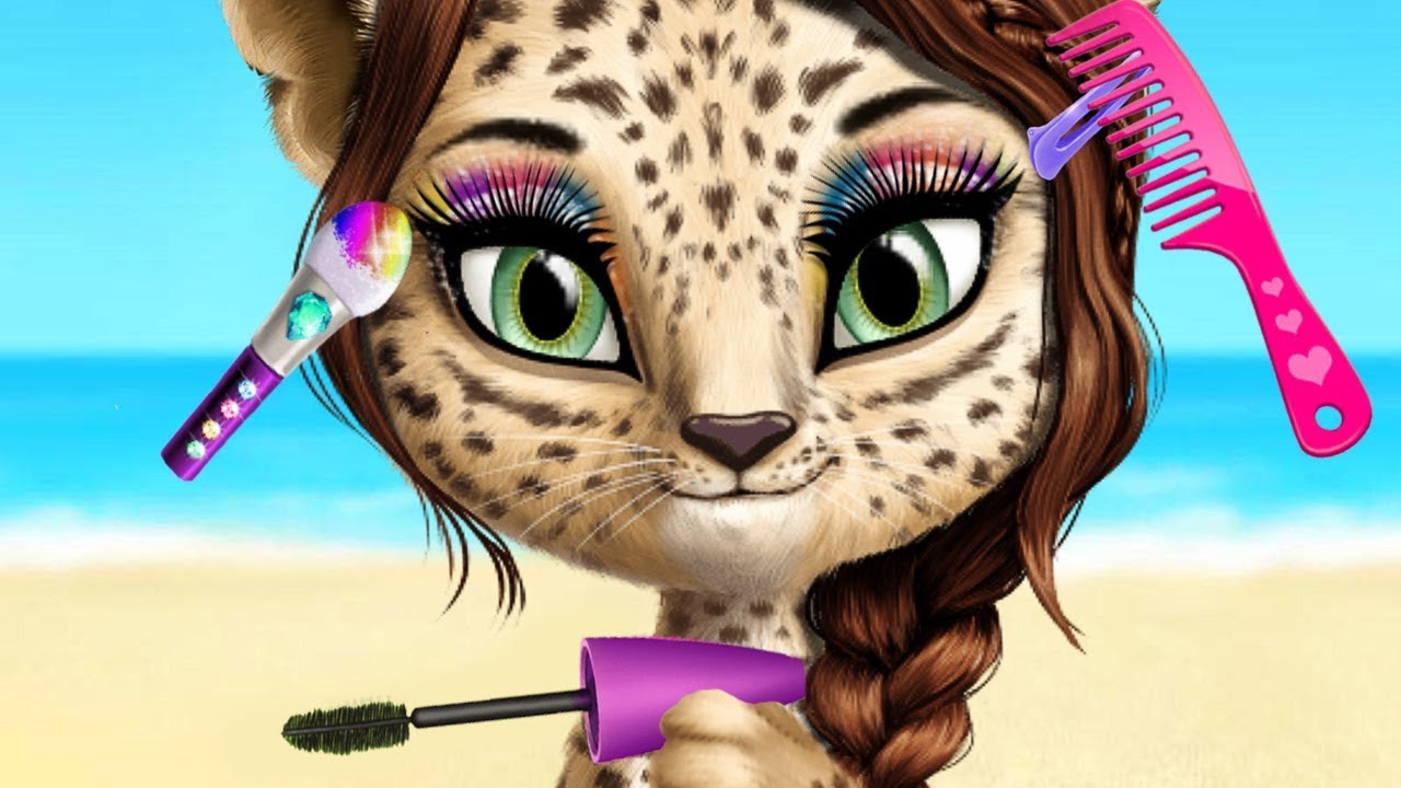 Fun Kids Care Games - Pet Animal Makeup Hair & Nail Salon Beauty Makeover Kids & Girls Games