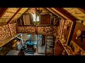 Building a Wooden House - Episode 10  | Off Grid Log Cabin | Build your own House