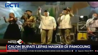 Viral! Diduga Kampanye Tanpa Izin, Cabup Sidoarjo Lepas Masker di Panggung - SIP 11/10