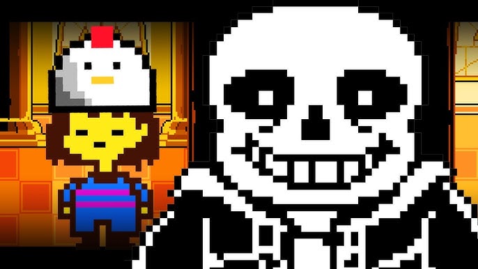 Undertale Sans fight. Entire dialogue with Flowey. No deaths 