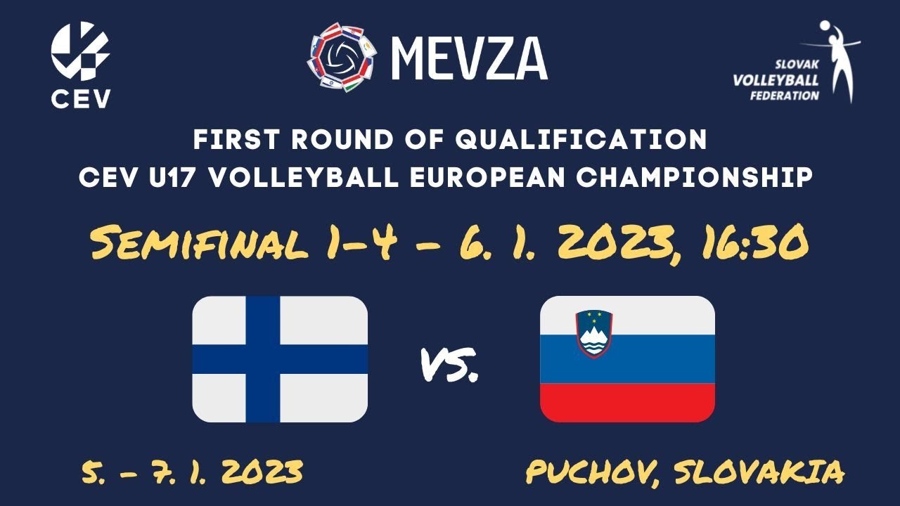 Finland vs Slovenia - 06/01/2023 (MEVZA U17, Puchov)