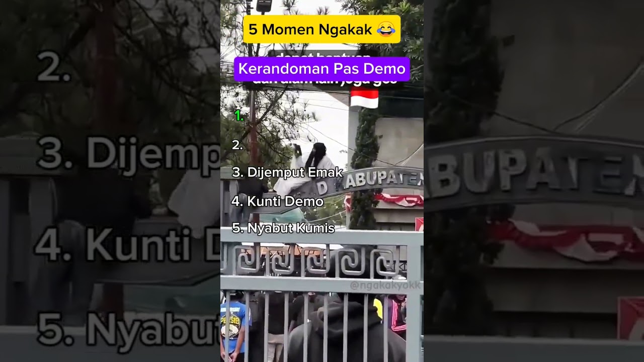 5 Momen Kocak Kerandoman Pas Demo 
