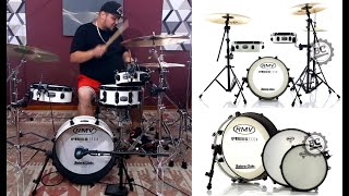 RMV Opus a Bateria + LEVE do MUNDO! PANQUECA com 3 tambores!