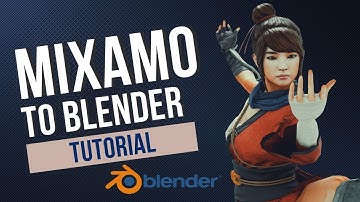 Mixamo To Blender Tutorial - Import Characters and Actions from Mixamo