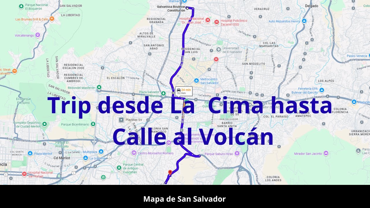 ¿Cómo llegar a Calle Al Volcán?