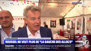 À la Fête de l'Huma, les propos de Fabien Roussel sur 