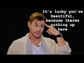 Chris Hemsworth being a SASSY king for 4 min and 47 seconds
