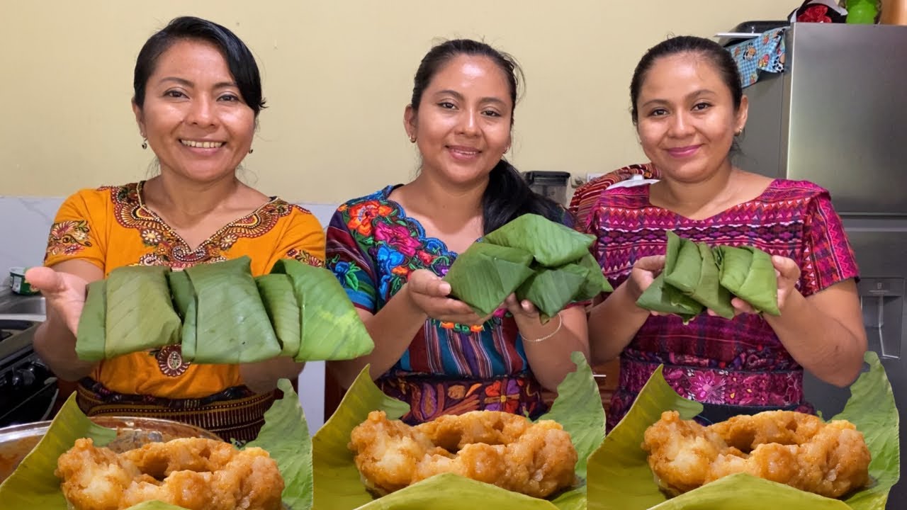 Preparando Paches guatemaltecos