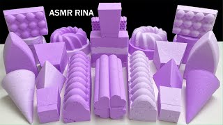 ASMR baking soda crunchy purple