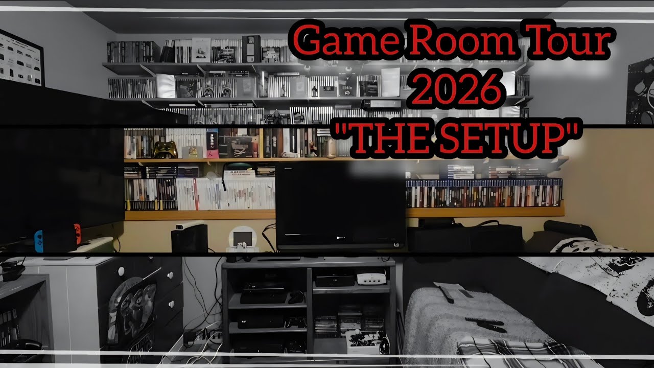 Game Room Tour 2026 THE SETUP Retrogaming Consolegame Gaming 