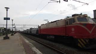 7102次貨物列車 湖口站北上通過