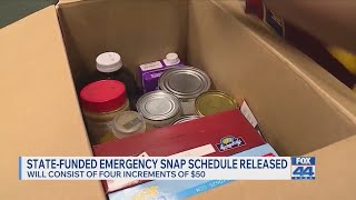Louisiana Department of Health announces SNAP benefits schedule during November