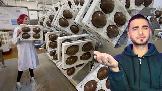 جولة في مصانع بيضة الشوكولاتة?صناعة بيضة الاحتفال ?
