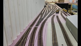 Kansas & Western HO Model Railroad Operations, Episode 7 - First train into the UP yard in Wichita